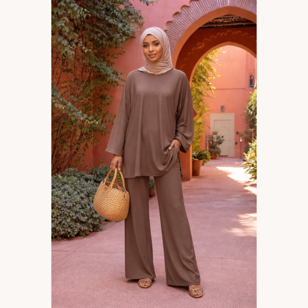 Burkini marron YUNA COUTURE