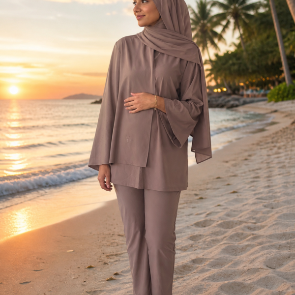 Burkini marron